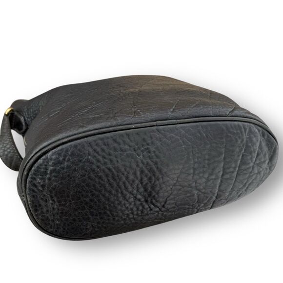 Vintage Coach 4906 Sonoma Crossbody Classic Bucket Bag Black Pebbled Leather - Picture 12 of 16